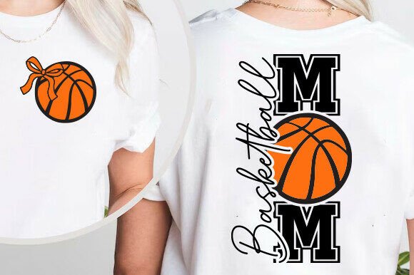 Basketball Mom SVG PNG & Coquette Bow SVG: A Versatile Design Asset for T-Shirt Designs and Branding