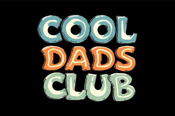 Cool Dads Club: A Graphics Asset for Crafts and Dad-Themed Products