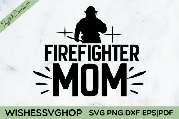 Firefighter Mom SVG PNG: A Versatile Graphic Design Asset for T-Shirt Designs
