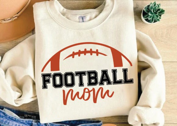 Football Mom SVG & PNG: A Versatile Graphic Design Asset for T-Shirt Designs