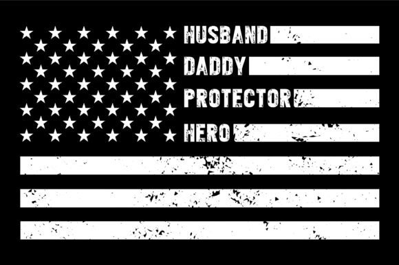Husband Daddy Protector Hero Design: A Versatile Graphic Asset for Crafts & Branding