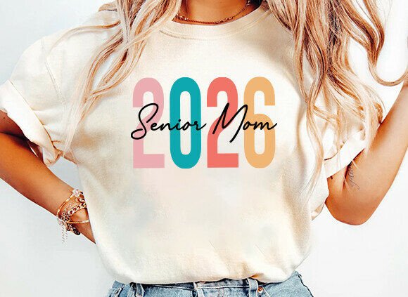 Senior Mom SVG PNG: A Versatile Graphic for T-Shirt Designs and More