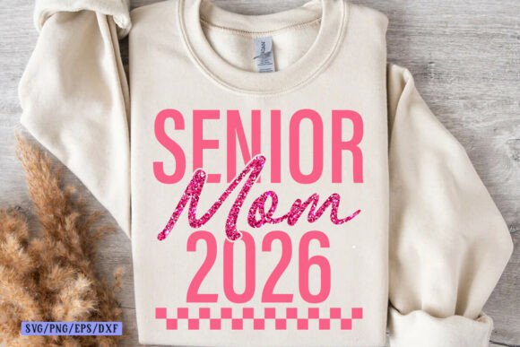 Senior Mom SVG & PNG Design: A Versatile Graphic for T-Shirt and Editorial Projects