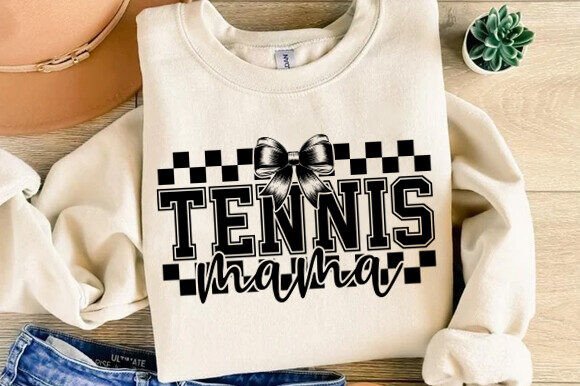 Tennis Mama Svg Png & Tennis Mom Svg: A Graphic Design Asset for T-Shirt Designs